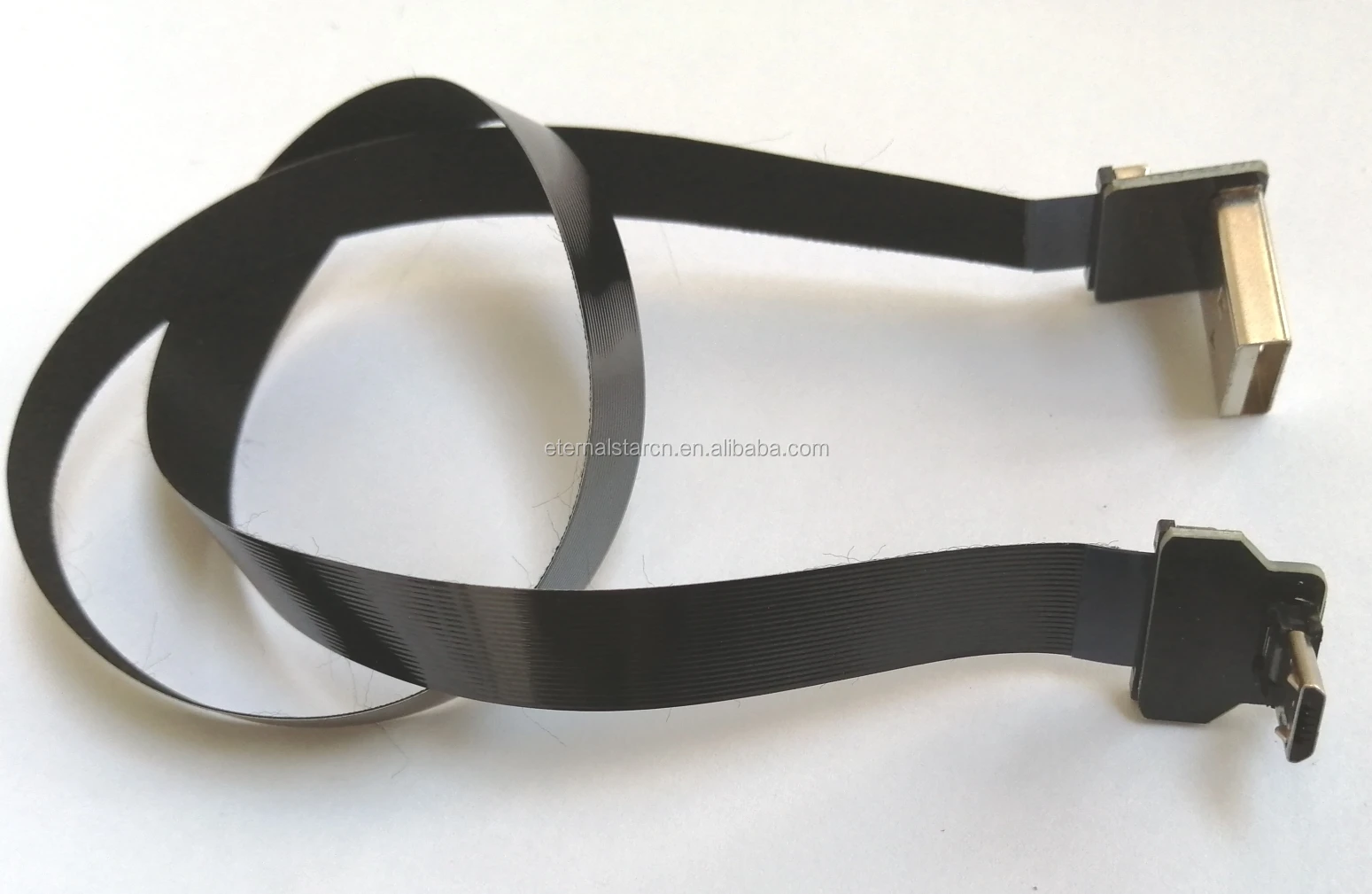 Ultra Flat Thin Fpv Usb Cable Angle Micro Usb To Usb A Flexible Ribbon
