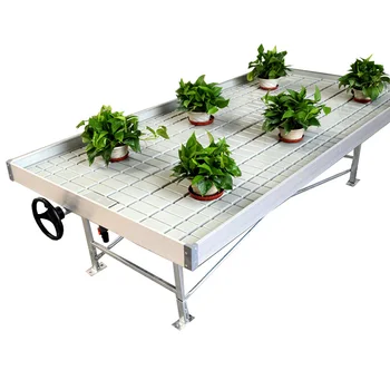 Customized Hydroponic Ebb And Flow Rolling Table Rolling Bench For ...