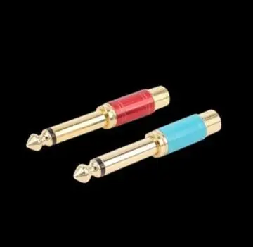 Colorful 6.5mm male to RCA Fem