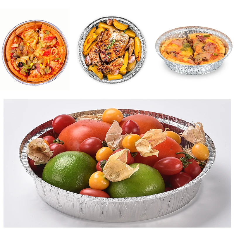 product yb53 hot selling food grade food baking thin wall aluminum foil bowl salad container lightweight foil bowl for fresh vegetables-4