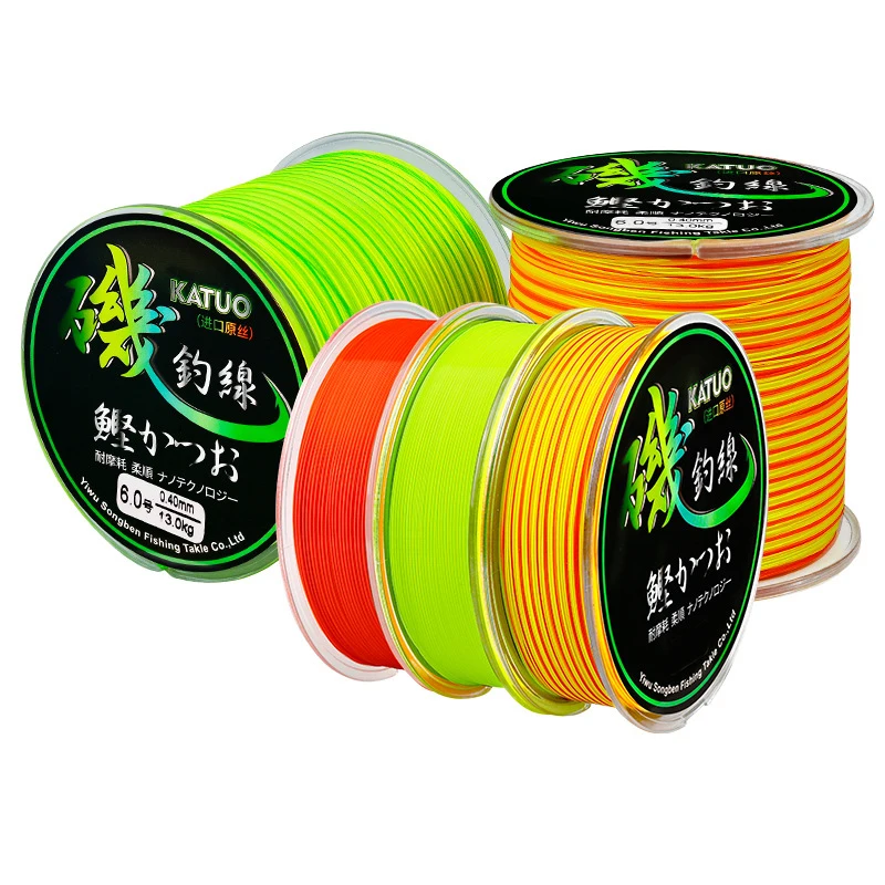 

PROBEROS 150m/500m Monofilament Nylon Line Florescent Rainbow Wire Bionic Invisible Spot Rope Pesca Rock Fishing Line