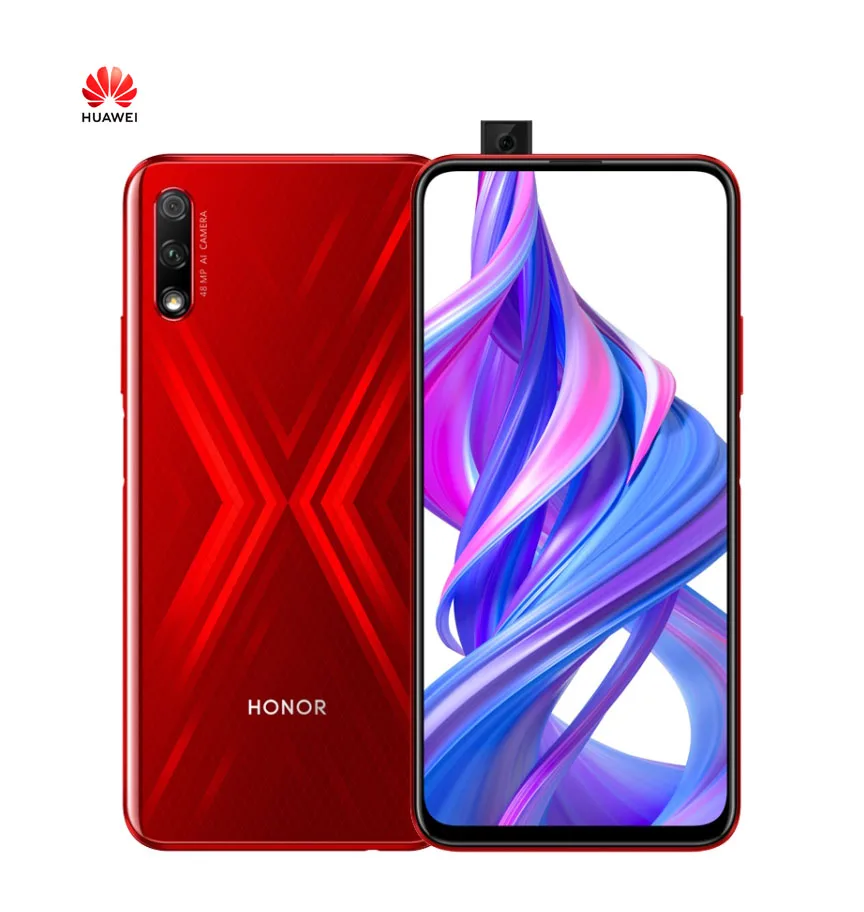 

China Version Dual Back Cameras Huawei Honor 9X 8GB 128GB Android 9 LTPS Full Screen Phone