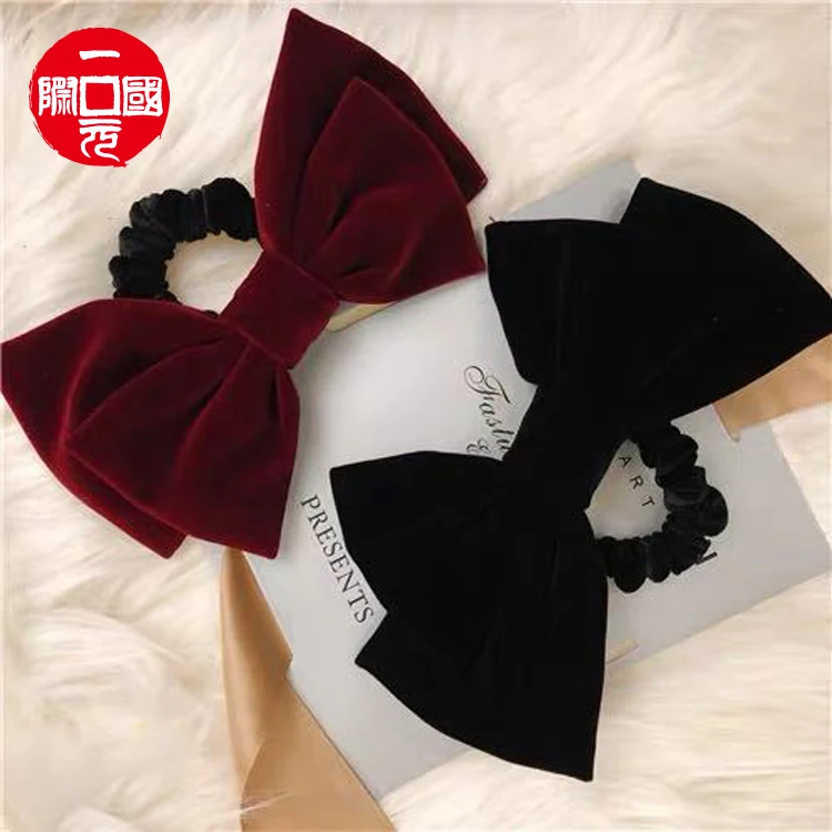 

One dollar Chinese Colorful fabric hair accessories ponytail hairpin for women
