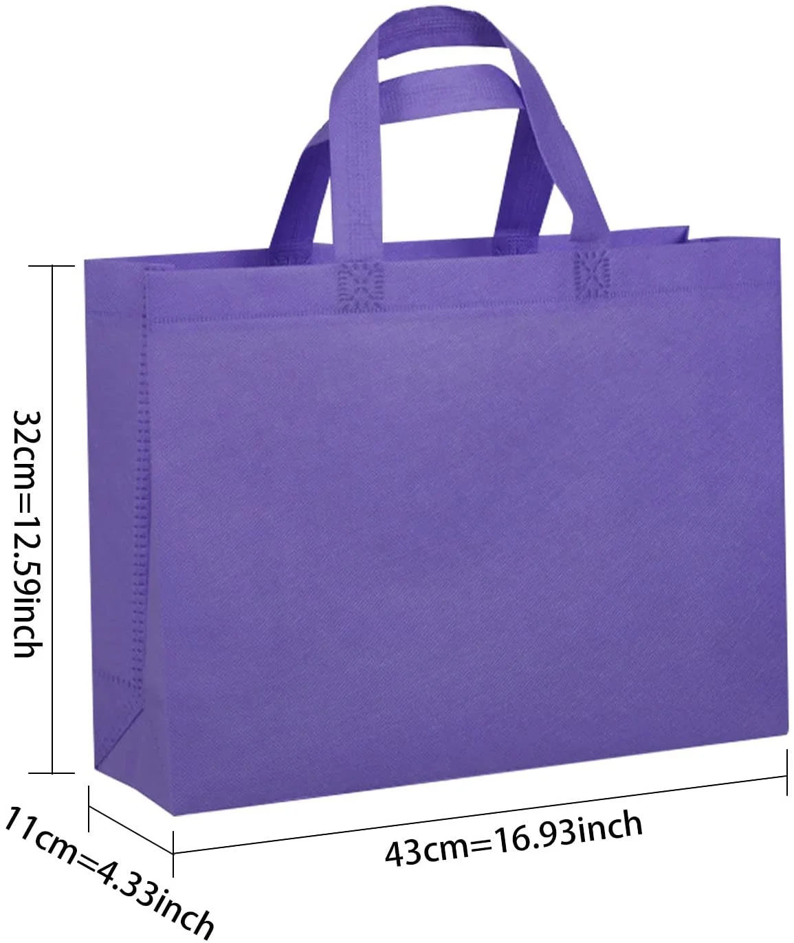 

Custom Size Style Color Foldable Easy Carry Sturdy Handle Eco Friendly Non Woven Bag