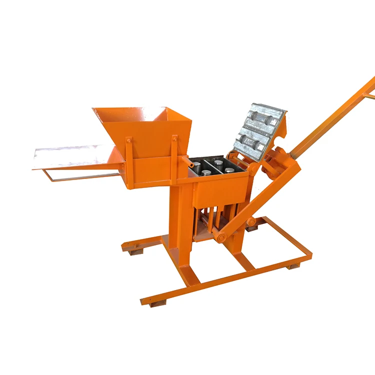 
Small soil clay manual lego brick machine QMR2-40 manual interlocking brick machine 