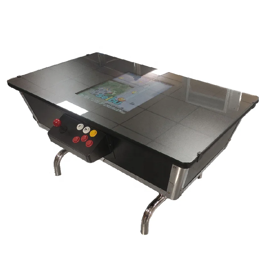 

19 inch LCD desktop cocktail table machine table arcade game cocktail arcade machine with 60 games multi game arcade machine, Black