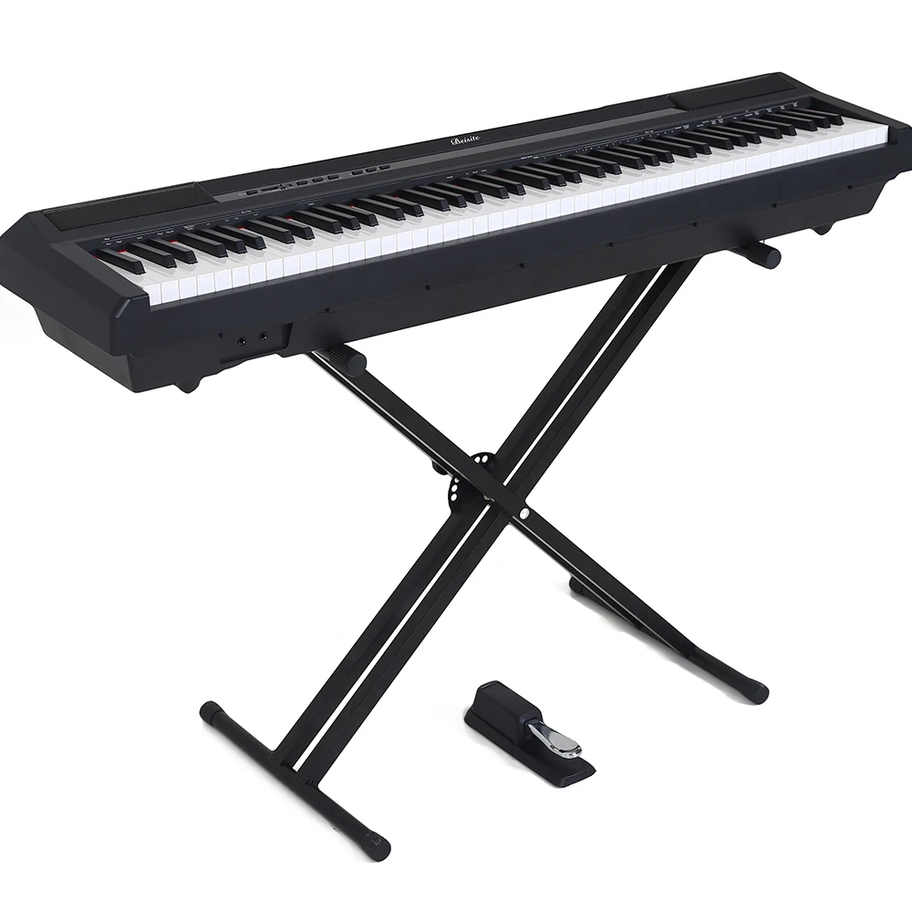 

Portable 194 eletronic digital 88 keys hammer action keyboard piano wholesale digital piano