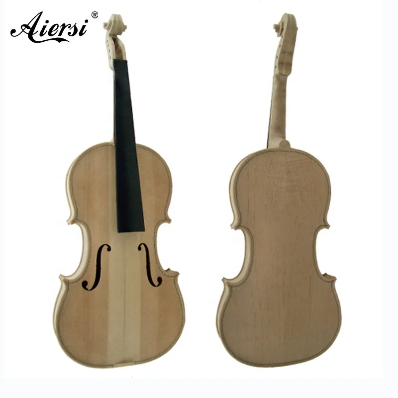 

Factory price primary grade unfinished solid violin for sale, No