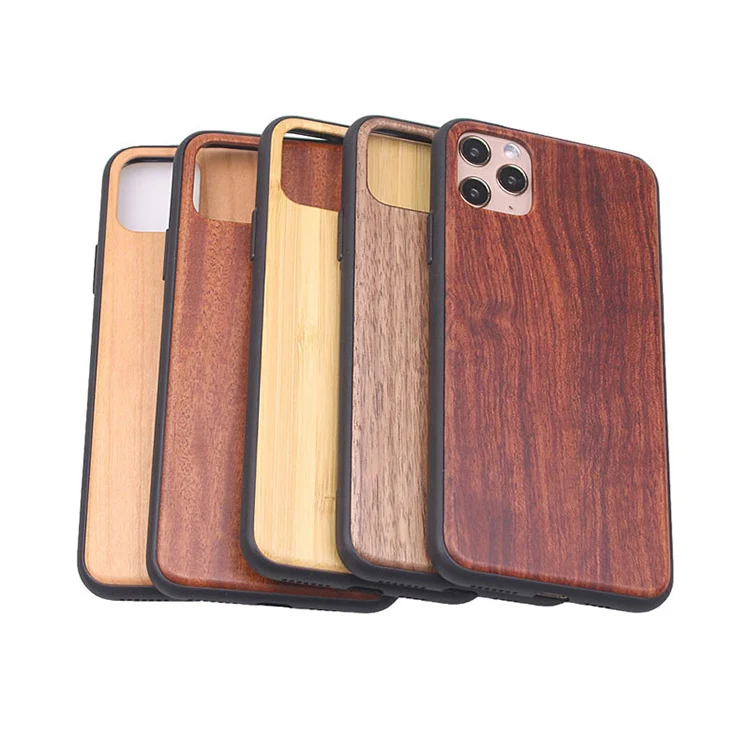 

Fashion Custom Logo Shockproof Soft TPU Bamboo Wood Phone Case For iPhone 12 13 Pro Max, Walnut / cherry wood / bamboo / rosewood / red sandalwood