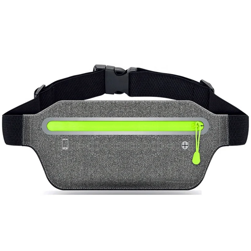 

Heopono Unisex Running Belt Phone Money Holder Women Men Waterproof Light Weight Waist Bag Pouch Flat Fanny Pack for Sport, Can be customized