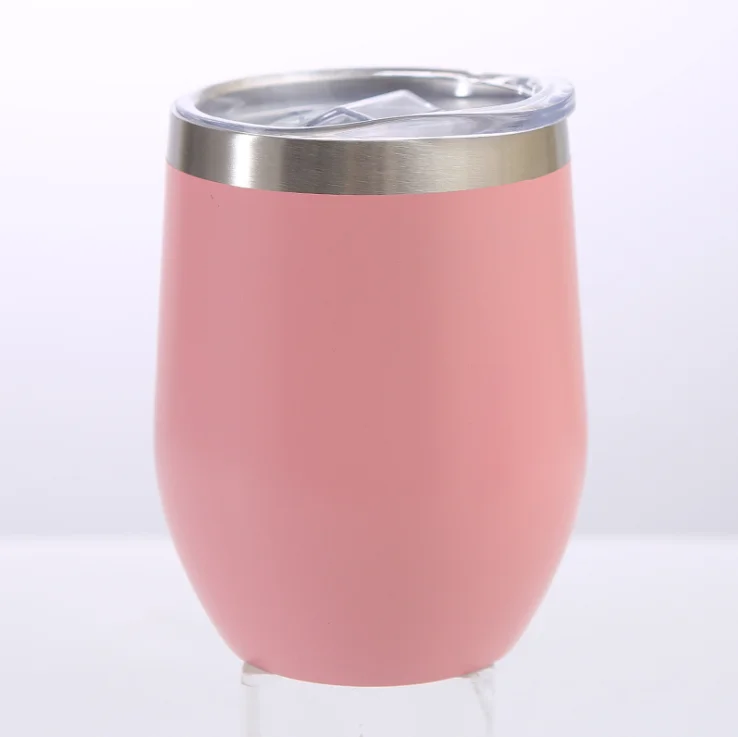 

Top Selling Color 6oz 9oz 12oz 16oz Stainless Steel Insulated Vacuum Thermal Coffee Mug Design Wine tumbler Cup With Straw, Customized color