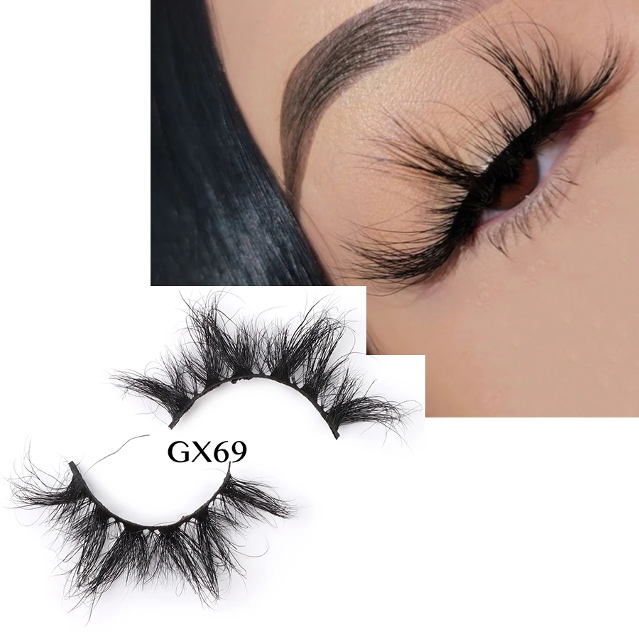 

Strip Eyelashes Packaging Box rodan field lash boost Luxury 25mm 3d Mink Eyelashes Vendor, Black color