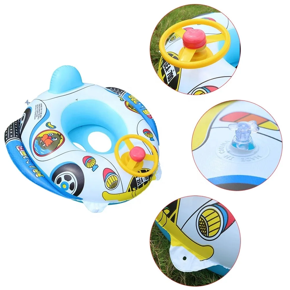 

FY Summer Baby Circle Swimming Inflatable Float Car Kids Seat Infant Pool Swimming Rings Children Outdoor Pool Toys Accessories, Cn(origin)