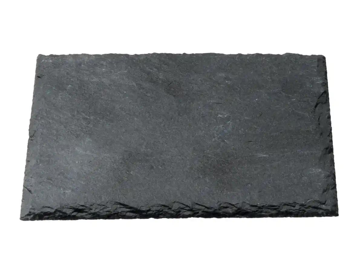 热销长方形天然边寿司牛排板岩芝士板餐盘或菜肴