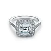 NTN fashion jewellery 2019 Fashion style 18k gold plated Moissanite wedding rings