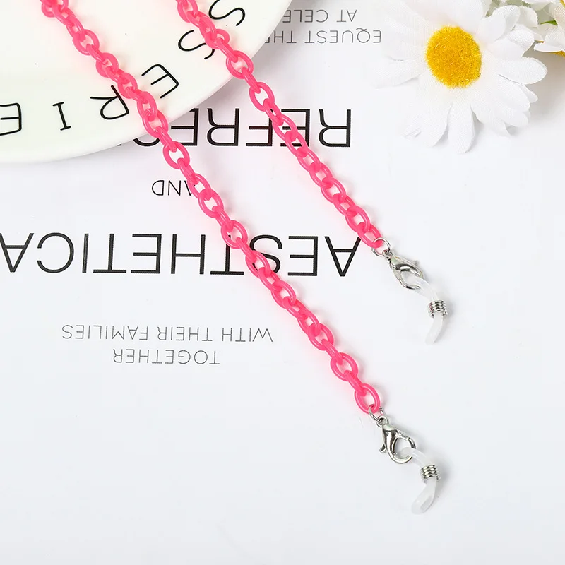 

Resin Masking Chain Strap Tortoise Shell Acrylic Masking and Glasses Lanyard Chains