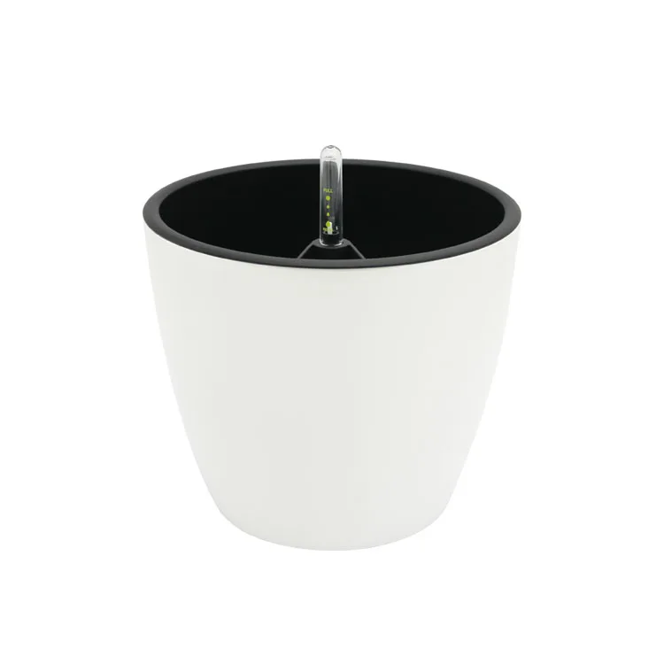 

colorful Flower Pot,indoor aquaponics plastic pot self watering planter,