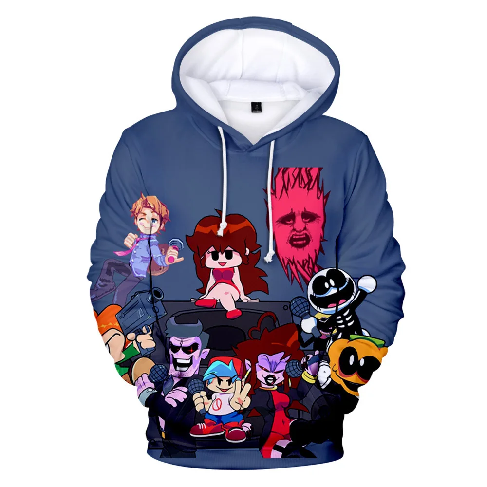 

New designs hot sale 3d printed friday night funkin hoodie wholesale printed stock sweatshirt pullover hoodies factory&Custom, Csutomized