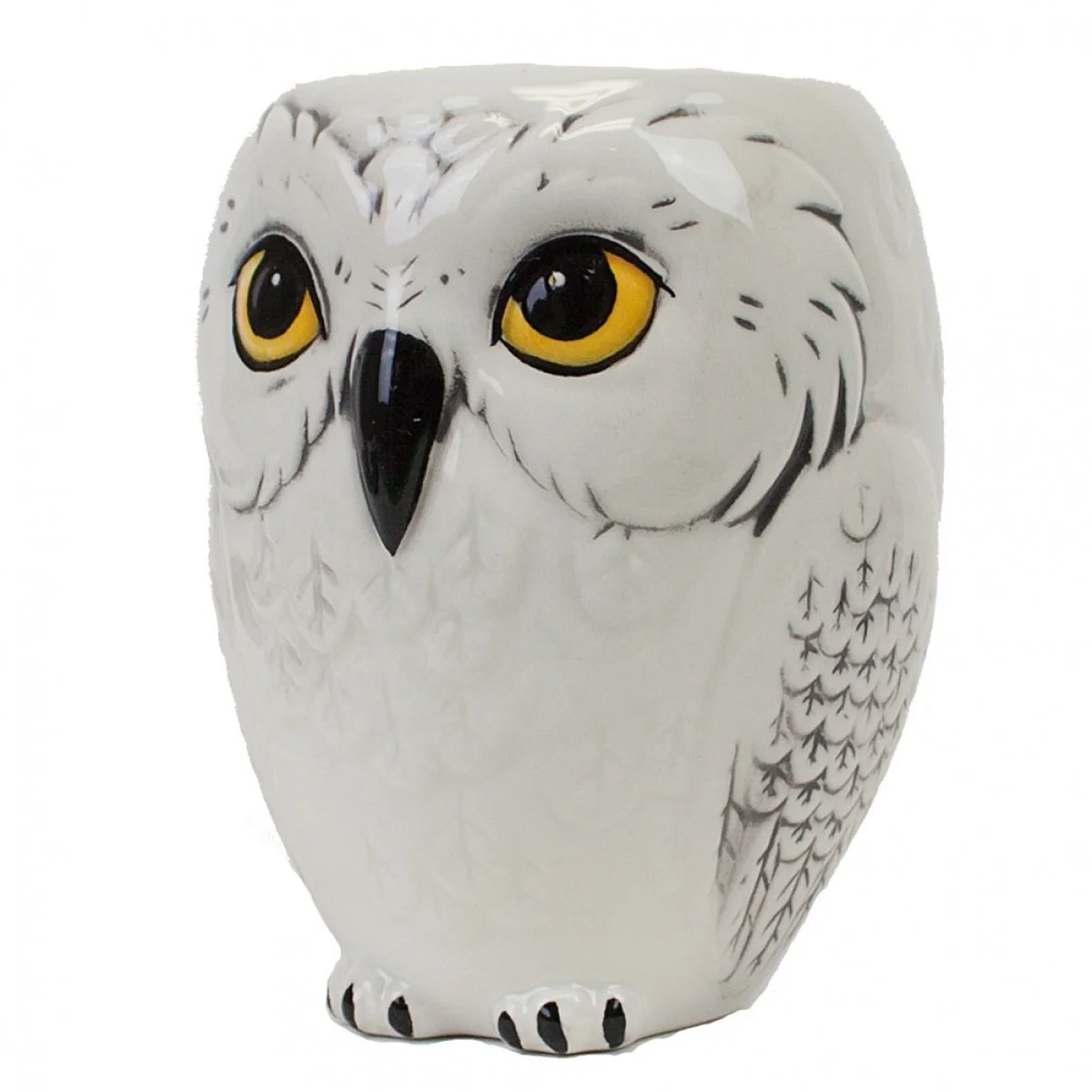 

Creative Animal Harry Potter 3D ceramic coffee cups hedwig owl ceramic mugs, White