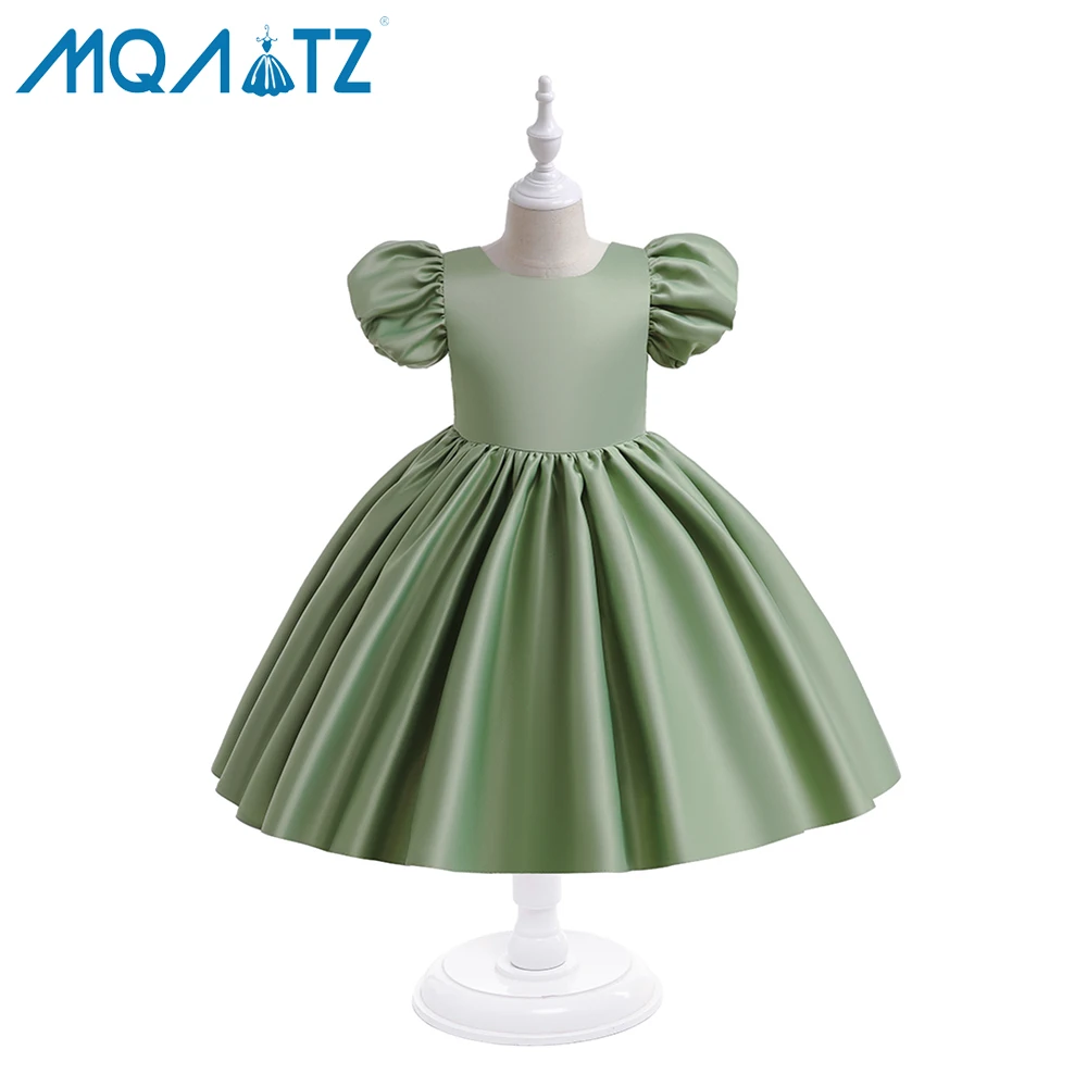 

MQATZ New Arrivals Evening Party Wear Puff Sleeve Elegant Party Dress Little Dress Ball Beautiful For Children Gowns