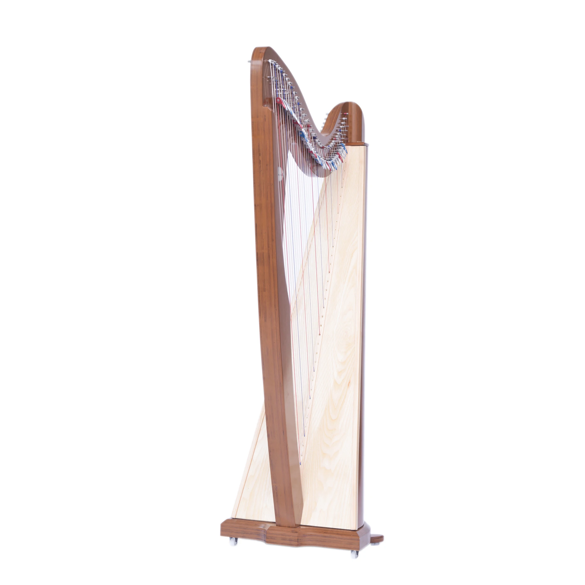 

Latest Classical Instrument Floor 38-Strings Harp For Sell, Brown