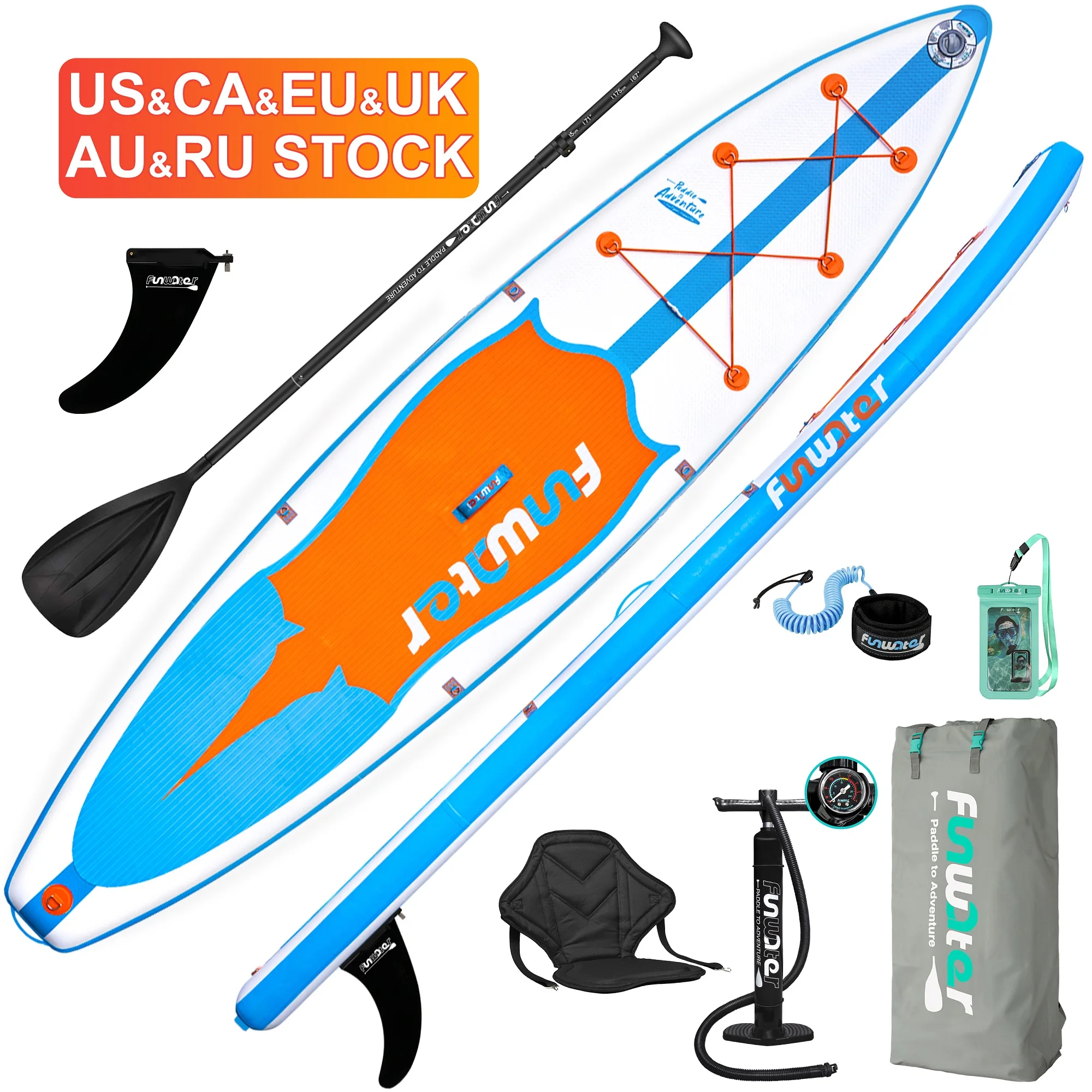 

FUNWATER Dropshipping OEM 11'6 paddle surf softboard custom inflatable paddle board surf board soft 9.1 ft buy cheap surf boards