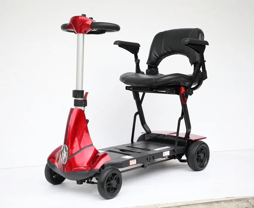 

Wholesale price elderly use light weight folding mobility scooter four wheels