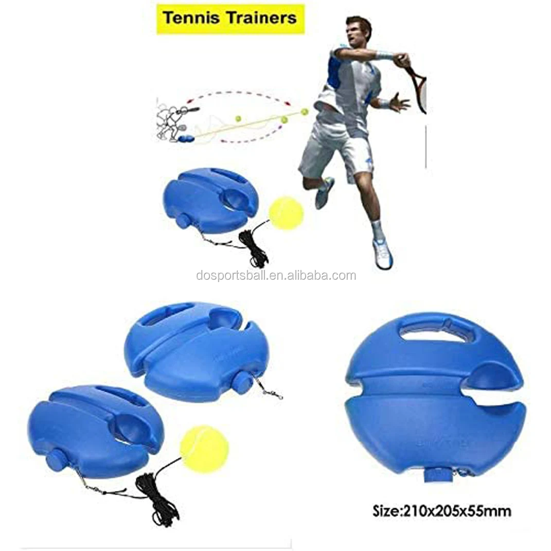 Fill & Drill Tennis Trainer With String Rebounder Tennis Practice Equipment Blivener Solo Tennis Trainer Rebound Ball 