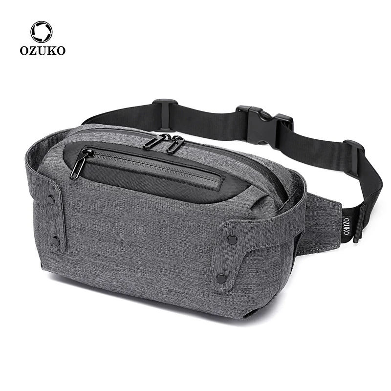 

Men Waist Pack Purse Casual Large Phone Belt Purse Oxford Travel Fanny Pack Waist Bags Phone Banana Bag For Men