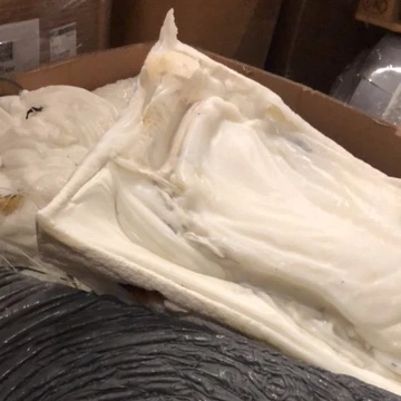 
PE / PP lumps brick mix colour 