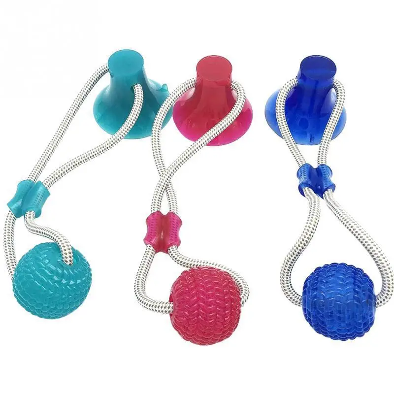 Manufacture OEM Wholesale Pet Molar Bite Toys For Dogs TPR Cotton Rope Chew Toys