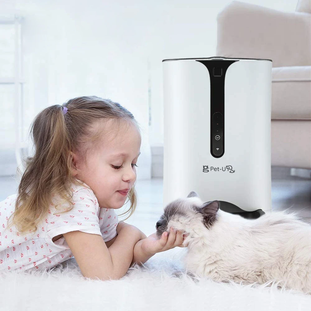 

Factory Price Wholesale 4 Meal Lcd Automatic Pet Feeder Automatic Pet Feeder Dispenser Cats and Dogs Auto Feeder with WiFi, White