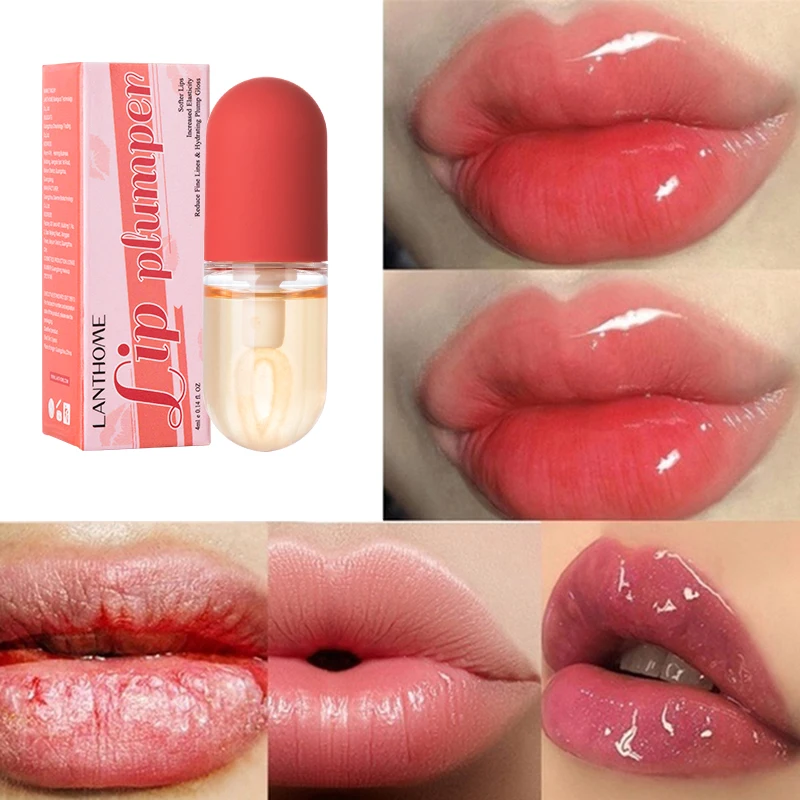 

Lanthome Cosmetics Makeup Wholesale Natural Lipgloss Vendor Liquid Lip Gloss Enhancer Plumper
