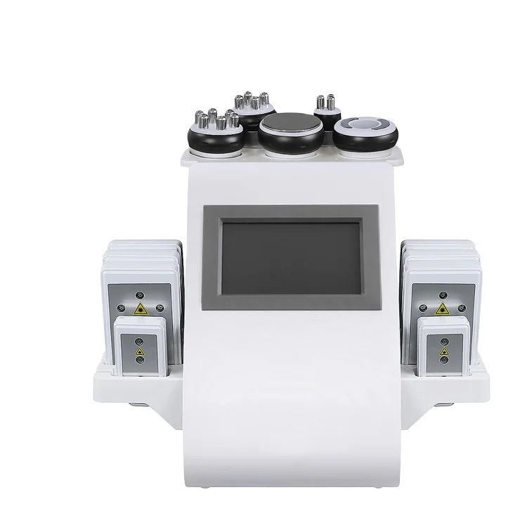 

Professional 6-in-1 multi-function cavitation machine 80k cavitation RF, White