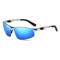 

New aluminum-magnesium polarized sunglasses sports riding glasses men's sunglasses