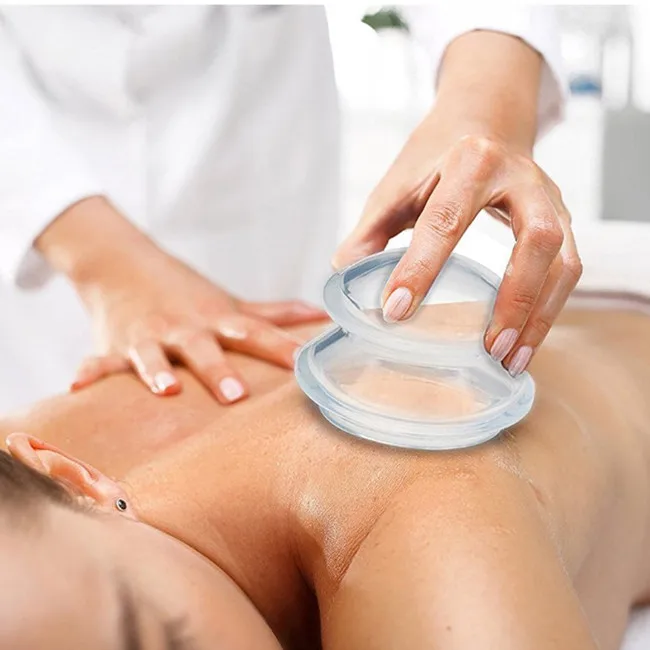 
Traditional Chinese Premium Transparent Massage Therapy Anti Cellulite Silicone Cupping Set for Neck Face Body Massage 