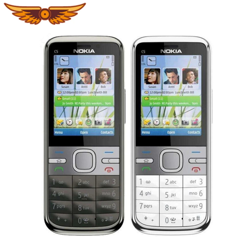 

Original Unlocked for Nokia C5-00 3.15MP 3G Blu-etooth FM Cheap Mobile Phone