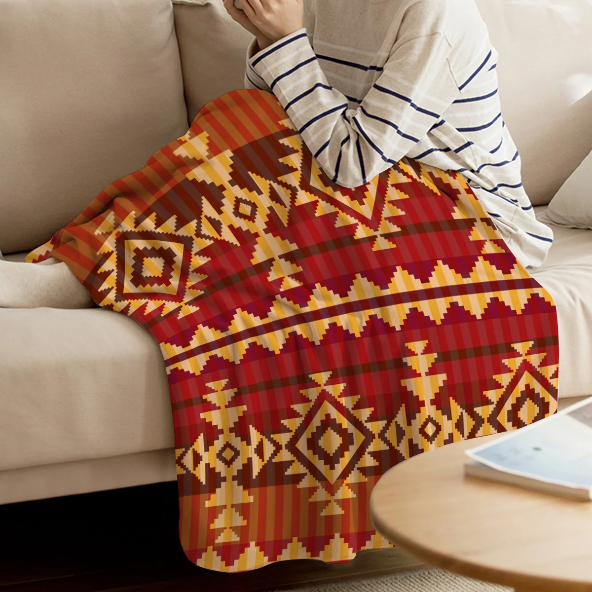 Wholesale Factory Direct Mexican Blanket In Bulk Mexico Blanket Flowers