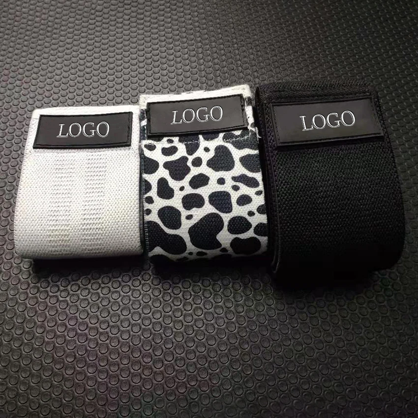 

New booty Fabric Printing resistance hip bands for legs and butt, Customized color