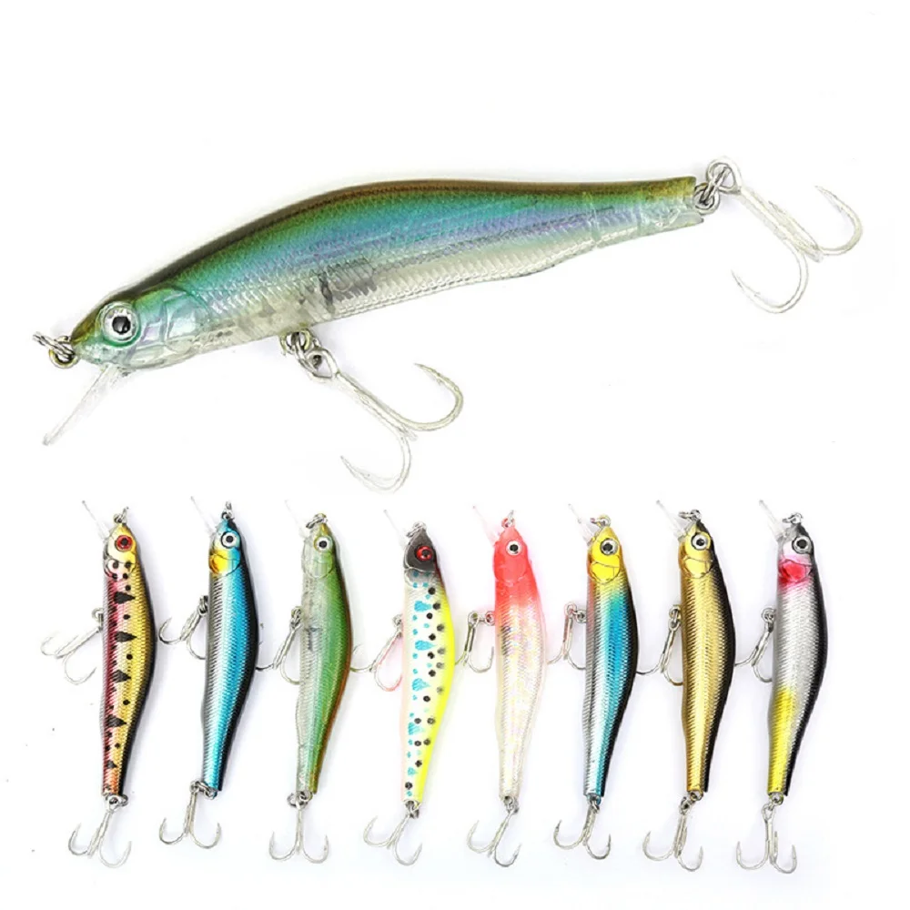 

Great fat fishing bait fishing lure 3D fish feather lure Bkk hook bait, 8 colors