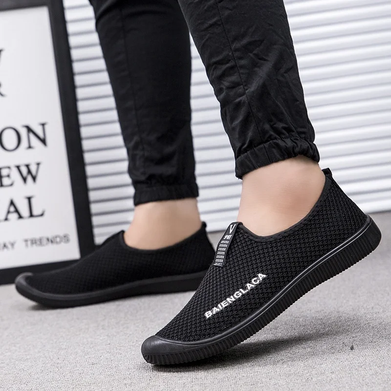 

2022 summer new style breathable mesh shoes Korean running sneakers