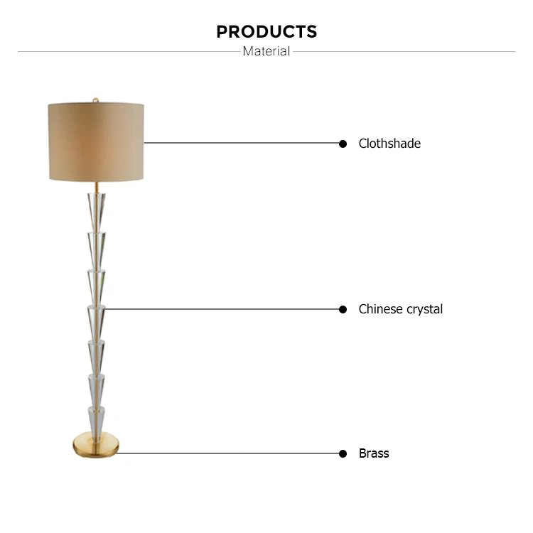 brass floor lamp