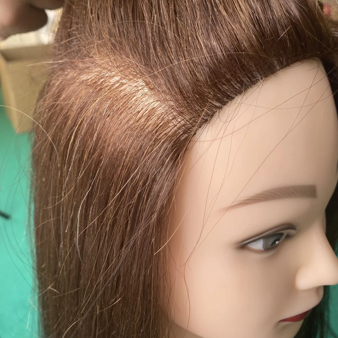 
Cosmetology 100% Real Human Hair Salon Practice Hairdresser Training Head Mannequin Dummy Doll Mannequin Head With Shoulders 
