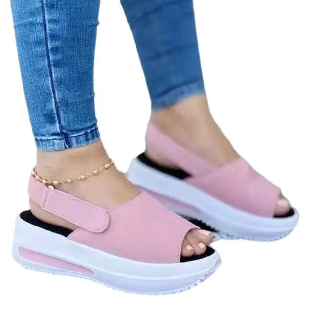 

Fancy fashion girl elastic strap flat sandals summer flat lady sandals