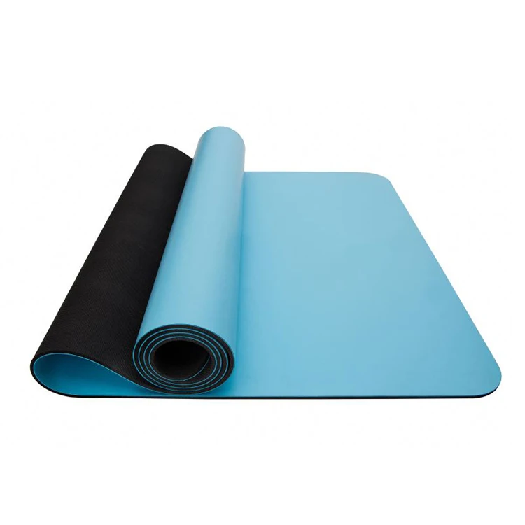 

183*61Custom Logo Natural Rubber Microfiber Fitness PU Yoga Mat, Customized color