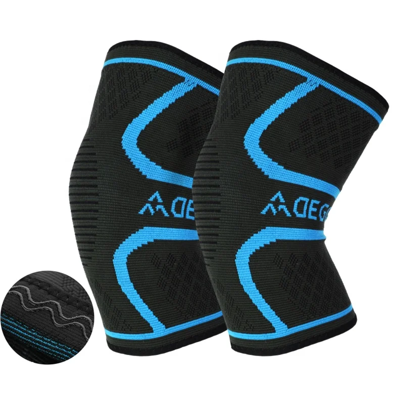 

Buy 500 Free Logo Manufacturer Sport Basketball Knee Compression Sleeve Support For Running, 10 colors in stock