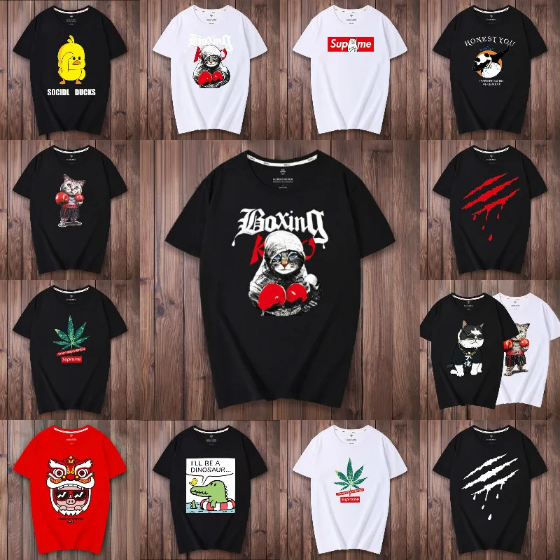 

Good Supplier Cotton short sleeve men clothes casual oversize men's t shirt