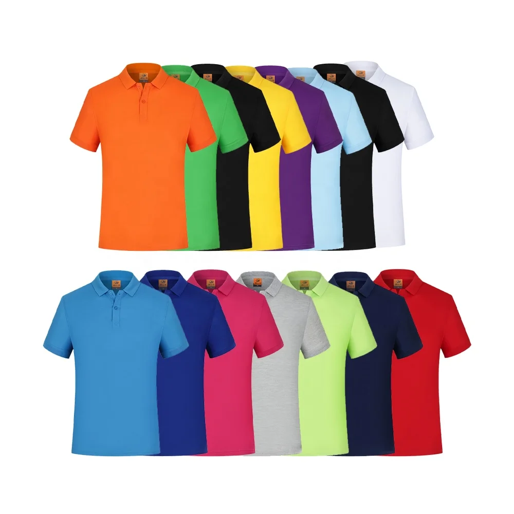 

Men's Lapel Advertising Polo Shirt Custom Logo Corporate Culture Shirt Overalls Embroidery Kindergarten Class Service Printing, Optional