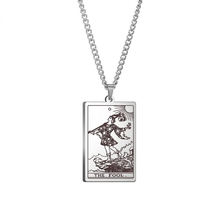 

Stainless ornament Tarot22Long sweater necklace factory wholesale