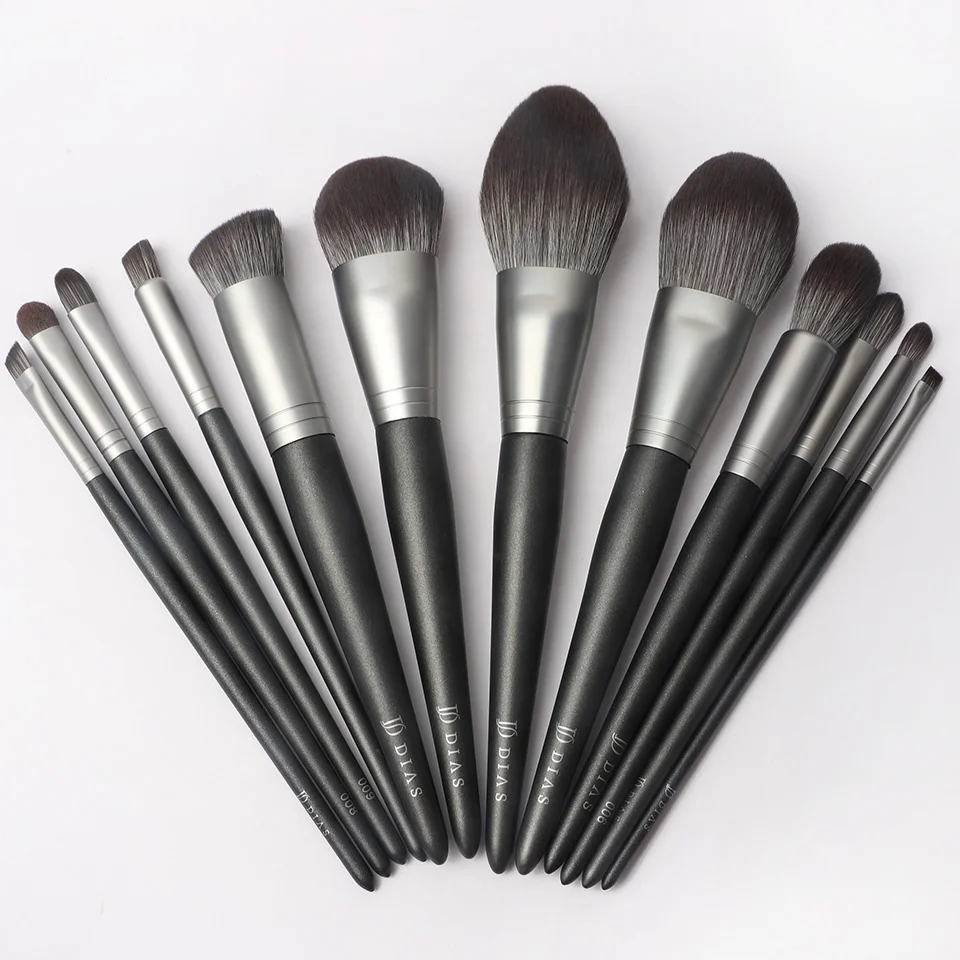 

Cosmetics Foundation Eyeshadow Unique 2022 Full Luxury Pro High Quality Private Custom Logo Free Samples 12 Pcs Makeup Brush Set